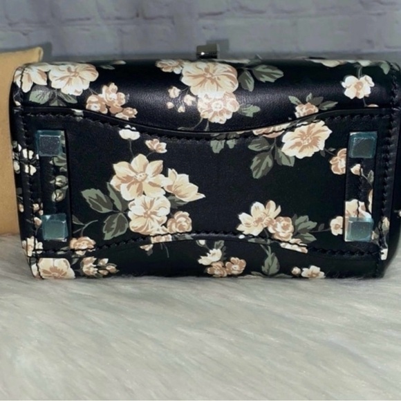 Michael Kors Mini Floral BANCROFT Satchel/WALLET w/Pocket 2pc Set - Picture 7 of 11